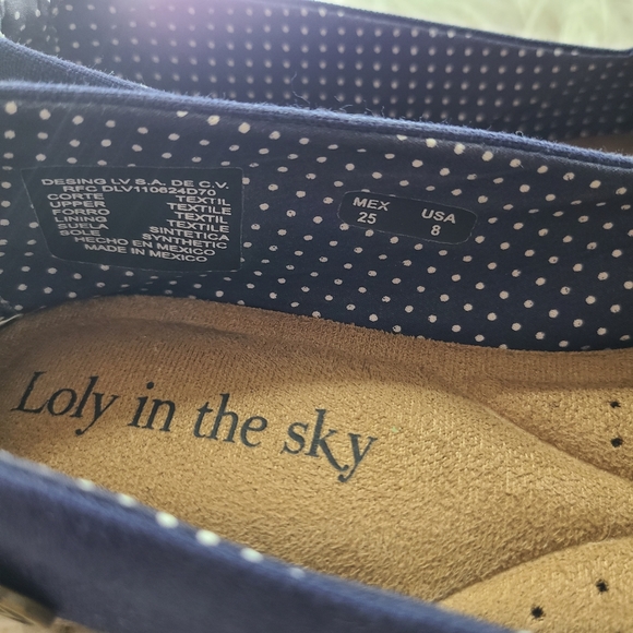 Loly in the sky Hey Sailor flats size 8 - Picture 4 of 5